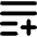 List Add Icon from Flex Solid Set