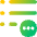 List Bullet Badge Ellipsis Icon from Flex Gradient Set