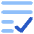List Check Icon from Core Flat Set
