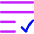 List Check Icon from Flex Neon Set