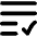 List Check Icon from Flex Solid Set