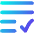 List Check Icon from Flex Gradient Set
