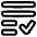 List Check Icon from Plump Line Set