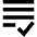 List Check Icon from Sharp Remix Set