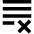 List Cross Icon from Sharp Remix Set
