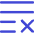 List Cross Icon from Flex Duo Set