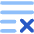 List Cross Icon from Flex Flat Set