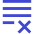 List Cross Icon from Sharp Duo Set