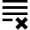 List Cross Icon from Sharp Solid Set