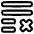 List Cross Icon from Plump Line Set