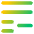List Minus Icon from Core Gradient Set