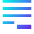 List Minus Icon from Sharp Gradient Set