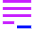 List Minus Icon from Sharp Neon Set