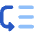 List Priority Low Move Down Icon from Core Flat Set