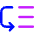 List Priority Low Move Down Icon from Core Neon Set