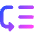 List Priority Low Move Down Icon from Core Gradient Set