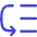List Priority Low Move Down Icon from Flex Duo Set