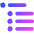 List Sub Items Icon from Core Gradient Set