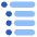 List Sub Items Icon from Plump Flat Set