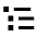 List Sub Items Icon from Sharp Line - Material Pro Set