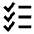List To Do Tasks Checklist Icon from Sharp Solid Set