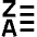 List Z To A Icon from Sharp Solid Set
