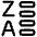 List Z To A Icon from Plump Line Set
