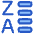 List Z To A Icon from Plump Duo Set