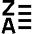 List Z To A Icon from Sharp Line Set