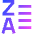 List Z To A Icon from Sharp Gradient Set