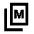 Markdown Copy Icon from Sharp Line - Material Pro Set