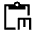 Markdown Paste Icon from Sharp Line - Material Symbols Set