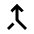 Merge Type Fill Icon from Sharp Fill - Material Pro Set