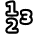 Number icon - Free transparent PNG, SVG. No sign up needed.