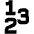 Number Icon from Sharp Remix Set