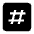 Numbers Square Fill Icon from Outlined Fill - Material Pro Set