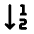 Order Ascending Numbers Fill Icon from Rounded Fill - Material Pro Set