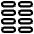 Paragraph Column Icon from Plump Line Set