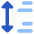 Paragraph Spacing Icon from Core Flat Set