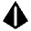 Pyramid Shape Fill Icon from Sharp Fill - Material Pro Set