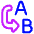 Replace Text Icon from Plump Neon Set