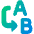 Replace Text Icon from Plump Gradient Set