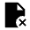 Scan Delete Fill Icon from Sharp Fill - Material Symbols Set
