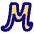 Script Font Icon from Plump Pop Set