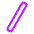 Slash Icon from Plump Neon Set