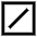 Slash Command Icon from Sharp Line Set