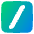 Slash Command Icon from Plump Gradient Set