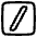 Slash Command Icon from Plump Line Set
