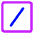 Slash Command Icon from Core Neon Set