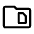 Snippet Folder Icon from Rounded Line - Material Symbols Set